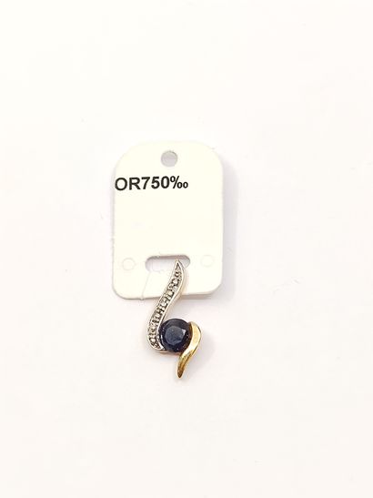 BIJOU NEUF 

PENDENTIF en or deux tons 750°...