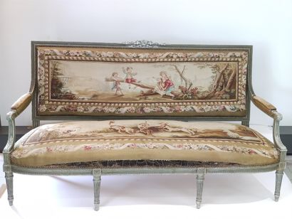 MOBILIER DE SALON

de style Louis XVI en...