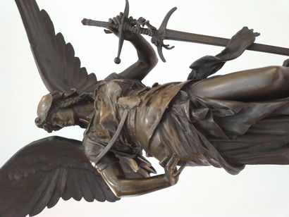 
JULES COUTAN

Bronze with brown patina representing...