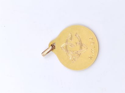 MEDAILLE en or jaune 750°

Poids : 2,12 ...