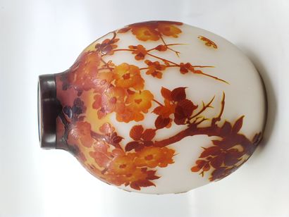 Emile GALLE (1846-1904)

A square vase with...