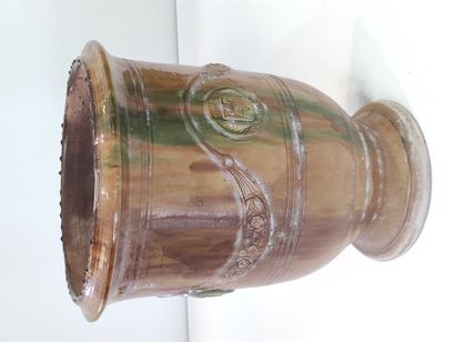ANDUZE - Paire de vases de jardin de forme...