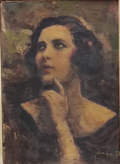 LAUDATI (Naples 1864 - 1941 Paris)

Head...