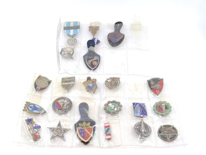 SET of twenty medals of different regiments...