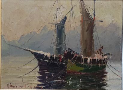 SALOMON LE TROPEZIEN

Huile sur toile encadré

