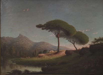 A. MEZIERE

Paysage animé

Huile sur toile...
