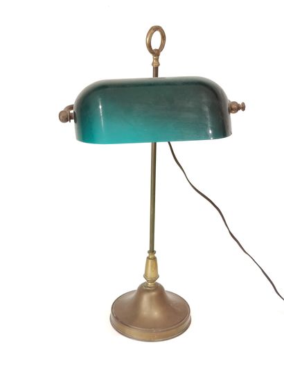 MONIX

Lampe de bureau en laiton et verre...