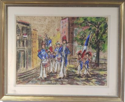 VINCENT ROUX

Pastel on framed paper

