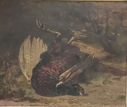 Huile sur toile encadrée

Nature morte au...