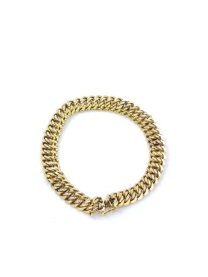 BRACELET maille américaine en or jaune 750°

Poids...