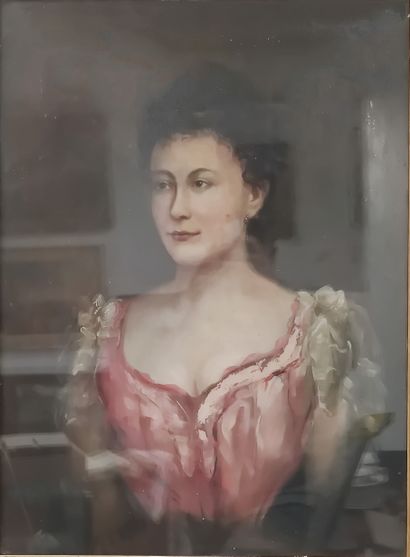 C LEFEVRE 1899

Oil on canvas 

Female portrait...
