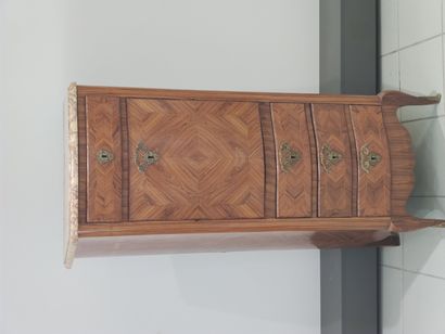 Louis XV style rosewood veneer SECRETARY,...