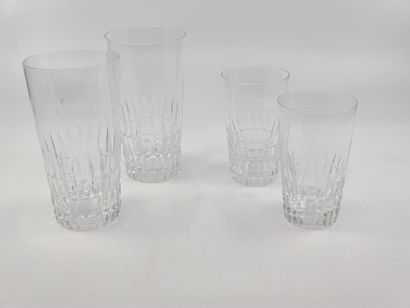 DAUM NANCY

Set of six glasses and eight...