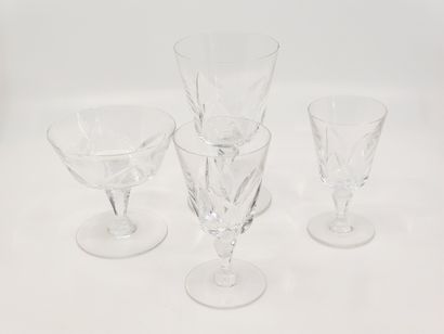 BACCARAT model Chartres

FOUR water glasses...