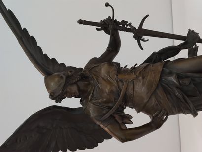 
JULES COUTAN

Bronze with brown patina representing...