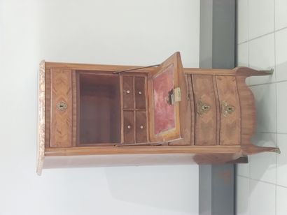 Louis XV style rosewood veneer SECRETARY,...