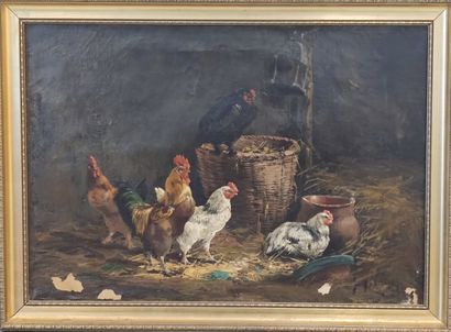 Ecole Française du XIXeme siècle 

Dans le...