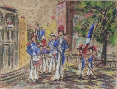 VINCENT ROUX

Pastel on framed paper

