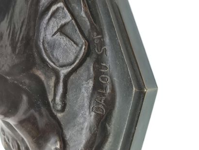DALOU Jules 

Sculpture with brown patina...