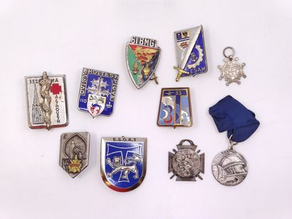 SET of seven nipples from different regiments

Three...