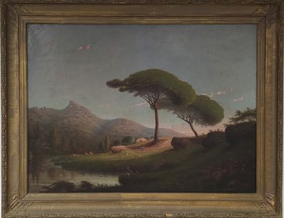A. MEZIERE

Paysage animé

Huile sur toile...