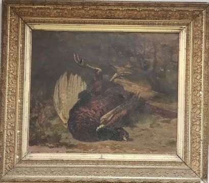 Huile sur toile encadrée

Nature morte au...