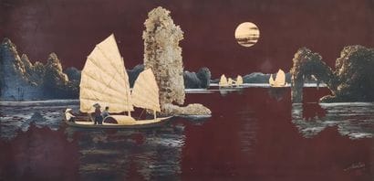 VANTAN ? Vietnam

Lacquer and eggshell PANEL...
