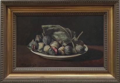 F. MANOYER (XX°)

Still life with figs

Oil...