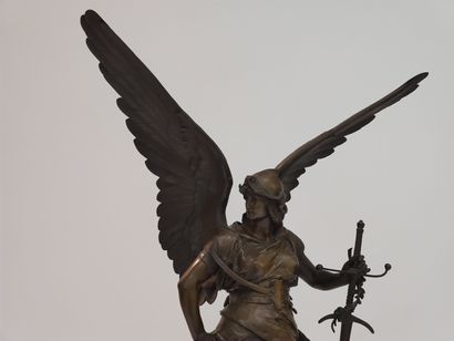 
JULES COUTAN

Bronze with brown patina representing...
