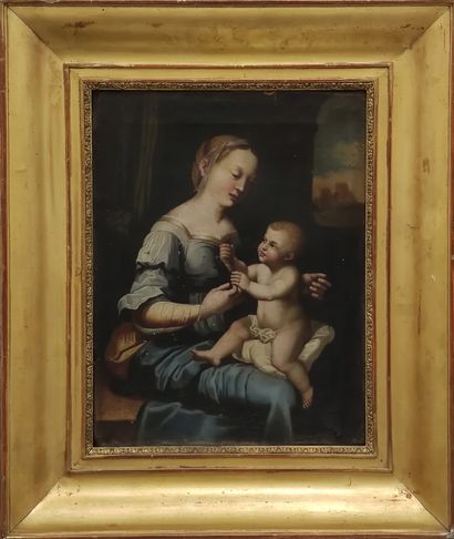 ECOLE DU NORD

Huile sur toile encadrée

Vierge...