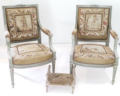 MOBILIER DE SALON

de style Louis XVI en...