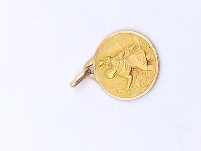 MEDAILLE en or jaune 750°

Poids : 2,12 ...