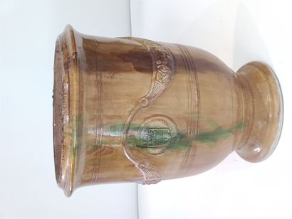 ANDUZE - Paire de vases de jardin de forme...
