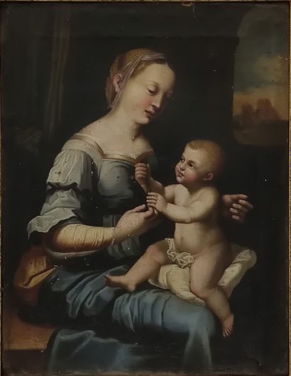 ECOLE DU NORD

Huile sur toile encadrée

Vierge...