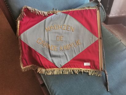 
ALGERIE 1950/60

DRAPEAU de cérémonie 

maghzen...