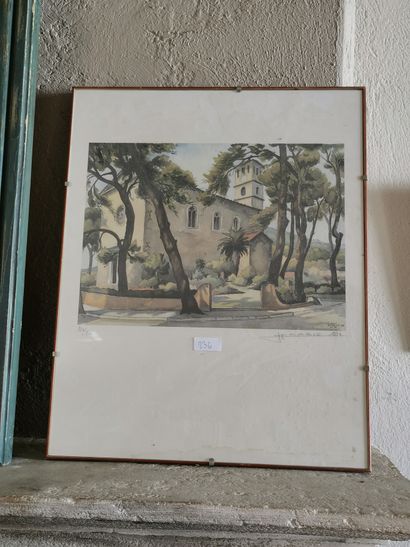 CARLES

Lithographie en couleurs sous verre

