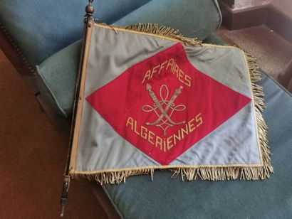 
ALGERIE 1950/60

DRAPEAU de cérémonie 

maghzen...