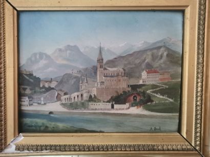A. BECH (XIX°eme)

Paysage allemand

Paire...