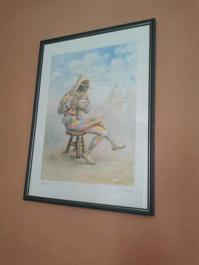 NERI

Lithographie en couleur 

Représentant...