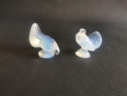 SABINO

Deux colombes en verre opalescent

Signature...