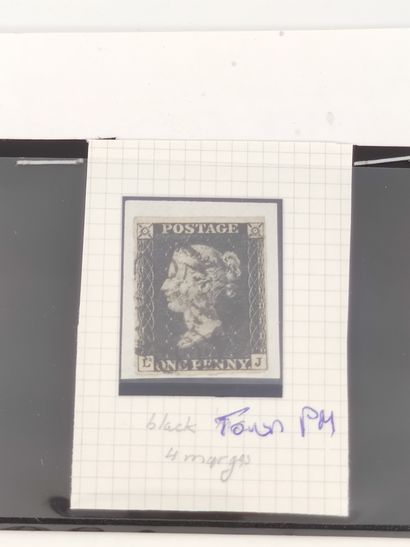 BLACK PENNY N°1 TOWN POSTMARK (en anglais)

OBL,...