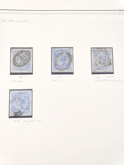 SG 10 SCHILLING BLUE SERIE DE 4 TIMBRES STANLEY...
