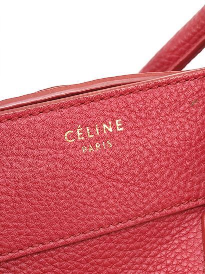 LUGGAGES CELINE 

Sac rouge