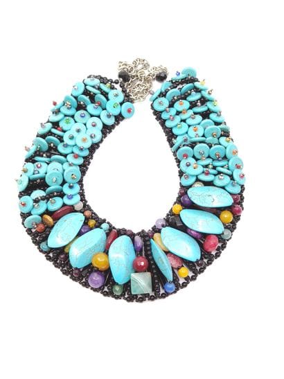 Collier pectoral fantaisie