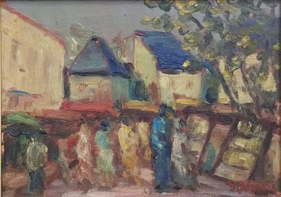 VICTOR FERRERI

Place du marché

Huile sur...