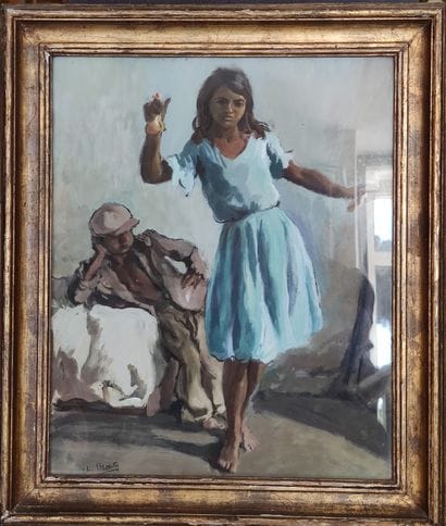 
Charles BROUTY

Gouache sur papier encadrée...