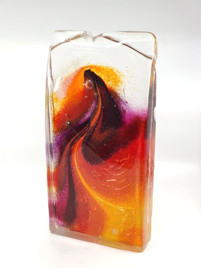TRAVAIL MODERNE 

Sculpture en verre soufflé...