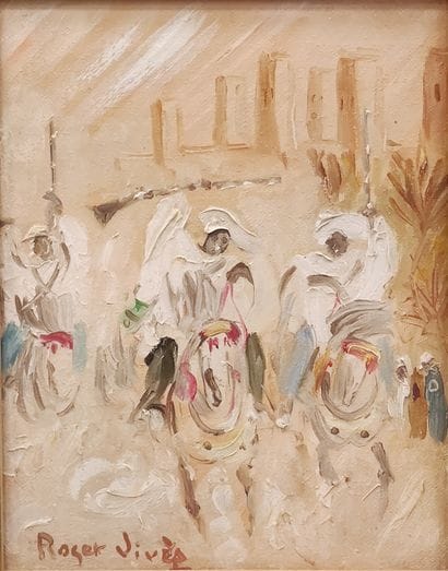 ROGER VIVES 

Fantasia au Maroc

Huile sur...