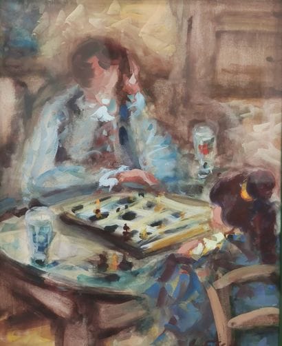 GERARD PAMBOUJIAN

Gouache sur papier encadré

