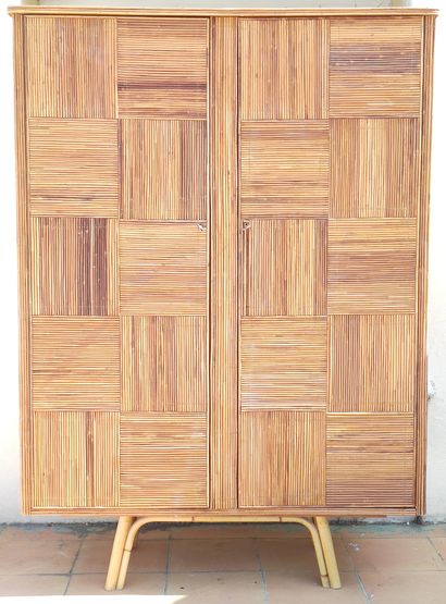 ADRIEN AUDOUX ET FRIDA MINET Attribué à 

Armoire...
